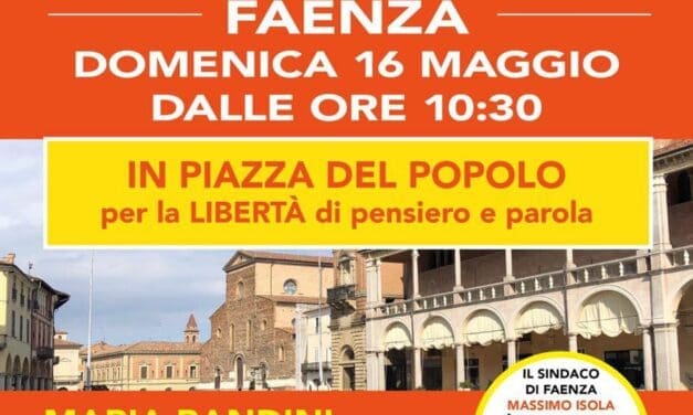 No Paura Day a Faenza del 16 Maggio