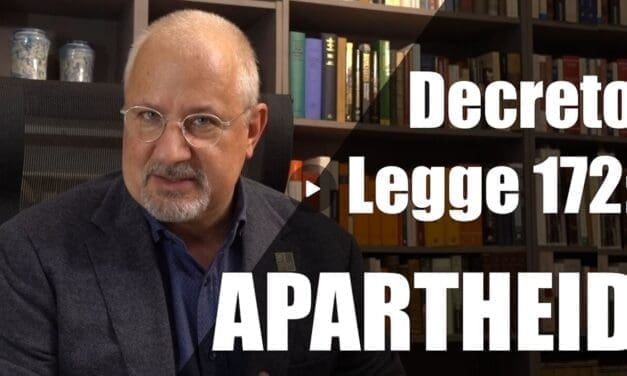 Il DL che istituisce l’APARTHEID