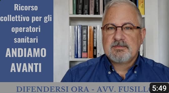 Andiamo avanti con il ricorso collettivo degli operatori sanitari