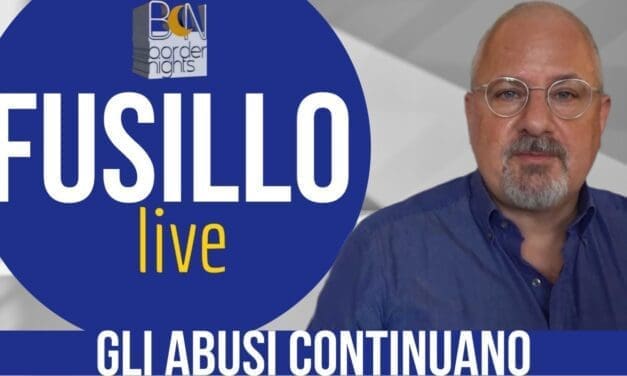 Border Nights – GLI ABUSI CONTINUANO – FUSILLO live – Puntata 68 (30-11-2023)